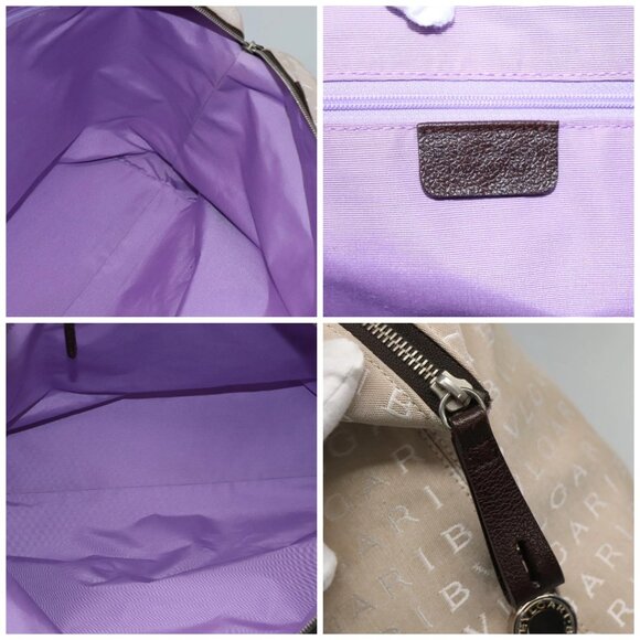 BVLGARI Logo Mania Tote Bag Canvas Beige - Picture 13 of 14